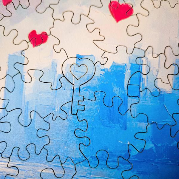 Drewniane puzzle- Milliwood-Miłość wisi w powietrzu  Alexander